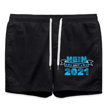 Yes 2021 - Swim Trunks - black - Front - AI Model Male 185 light (185cm)