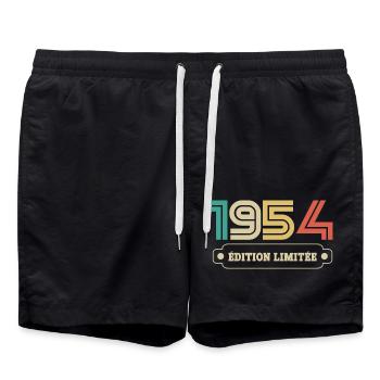 1954 Limited Edition - Swim Trunks - black - Front - AI Model Male 185 light (185cm)