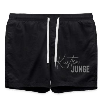 küsten junge - Badeshorts - Schwarz - Vorne - AI Model Male 185 light (185cm)