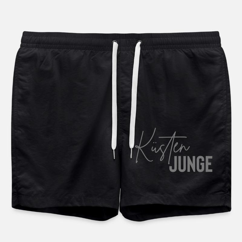 küsten junge - Badeshorts - Schwarz