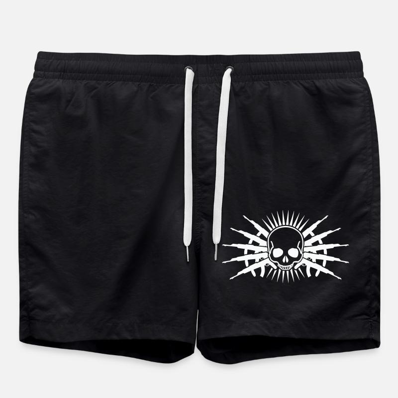 pistolets à crâne - Short de bain - noir