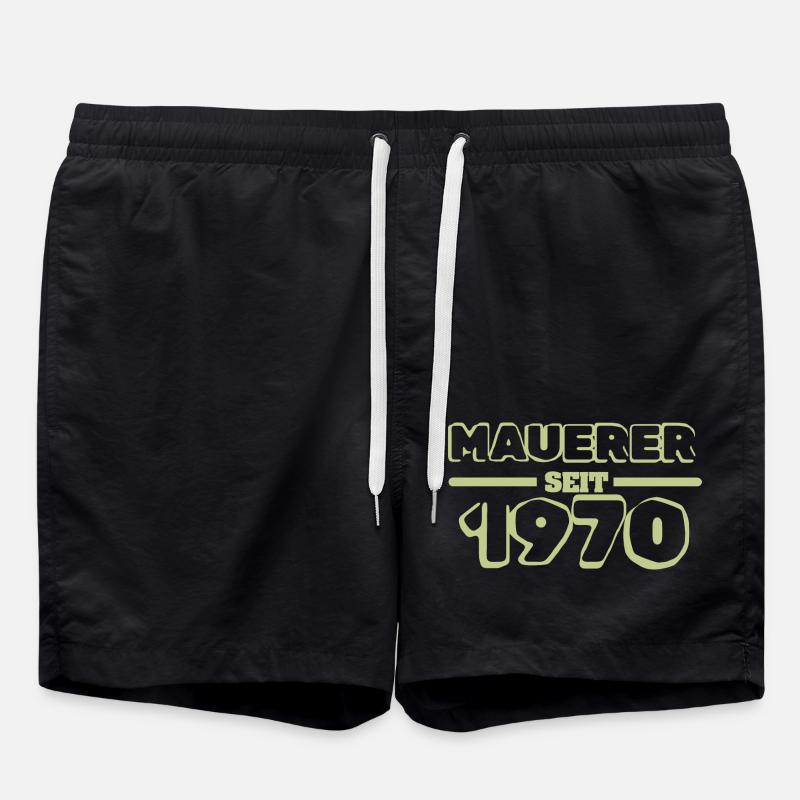 Master mason 1970 - Swim Trunks - black