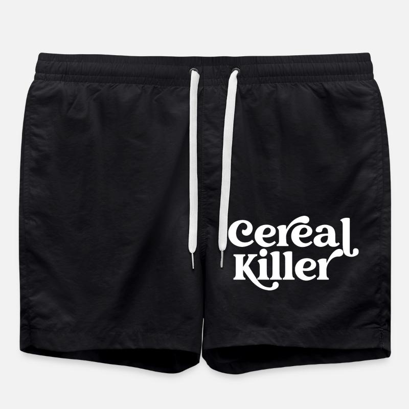 Cereal Killer - Swim Trunks - black