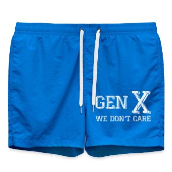 Gen X We Don't Care 3 - Badeshorts - Cobalt blue - Vorne