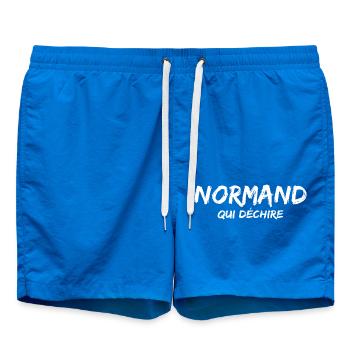 Normand humour - Short de bain - cobalt blue - Devant