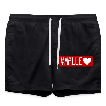 Malle Herz Mallorca - Short de bain - noir - Devant - AI Model Male 185 light (185cm)