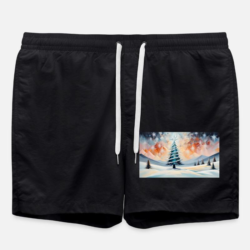 Sapin de Noël 1 - Short de bain - noir