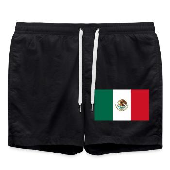 Mexico - Swim Trunks - black - Front - AI Model Male 185 light (185cm)