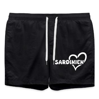 Sardinia - Swim Trunks - black - Front - AI Model Male 185 light (185cm)