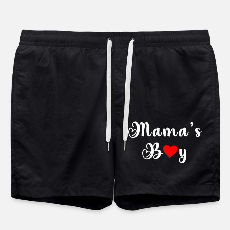 Mama's boy - Short de bain - noir