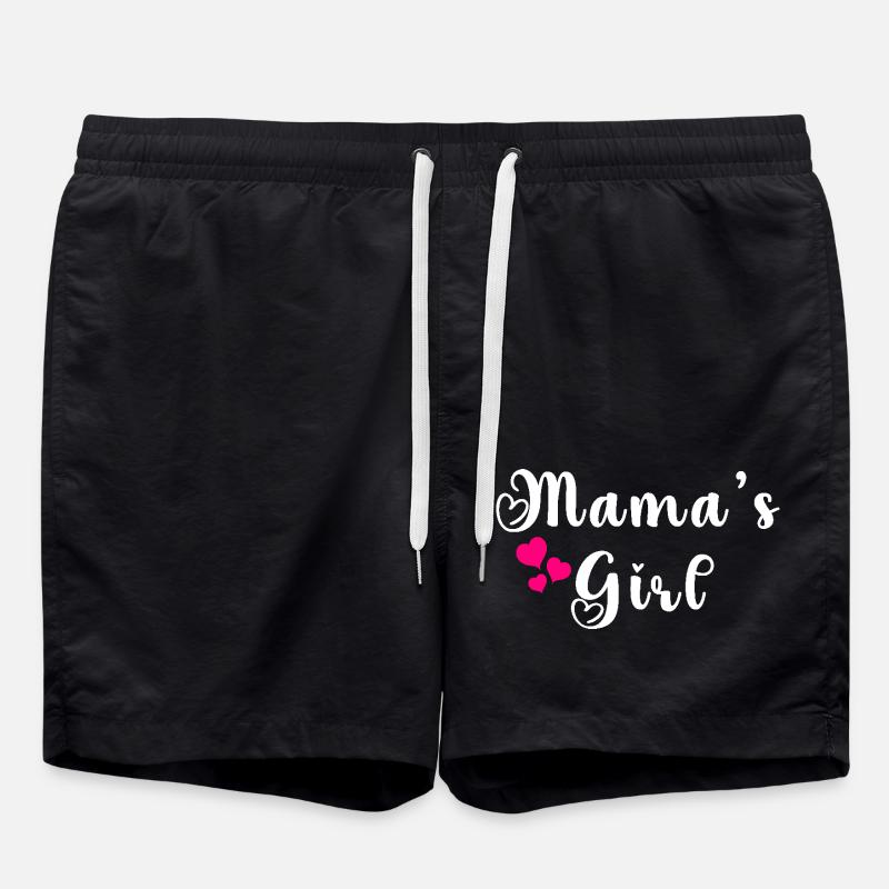 Mamas Mädchen - Badeshorts - Schwarz