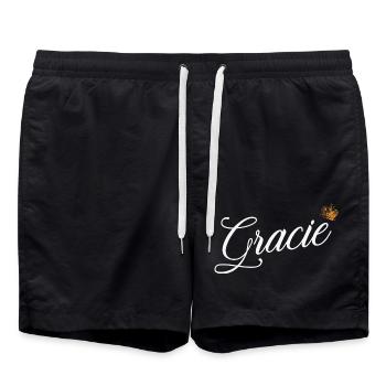 Gracie Nom pour femmes enfants bambins - Gracie Last - Short de bain - noir - Devant - AI Model Male 185 light (185cm)