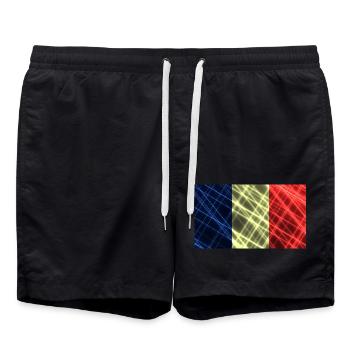 Mayotte comme Mayotte - Short de bain - noir - Devant - AI Model Male 185 light (185cm)