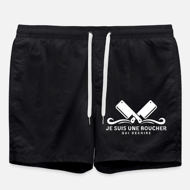 boucher qui dechire - Short de bain - noir