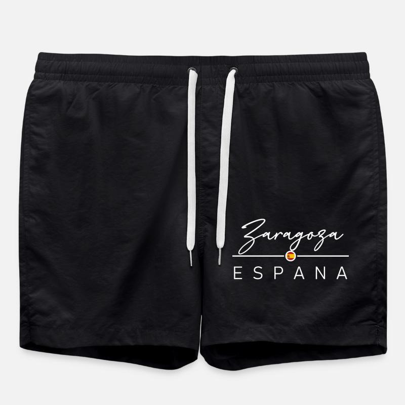 Espagne - Saragosse - Saragosse - Espagne - España - Short de bain - noir