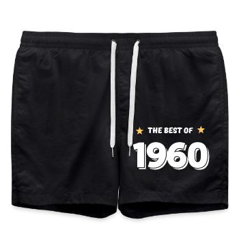 Best of 1960 - Short de bain - noir - Devant - AI Model Male 185 light (185cm)