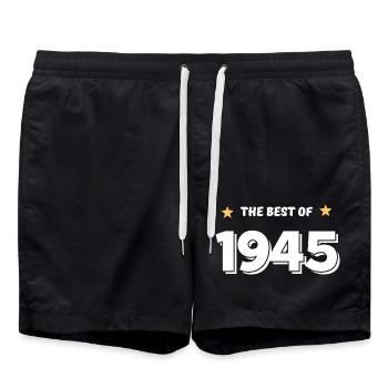 Best of 1945 - Swim Trunks - black - Front - AI Model Male 185 light (185cm)