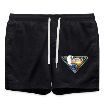 Sunriser - Badeshorts - Schwarz - Vorne - AI Model Male 185 light (185cm)