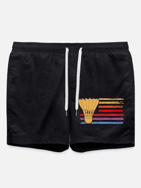 Federball Badminton - Swim Trunks - black