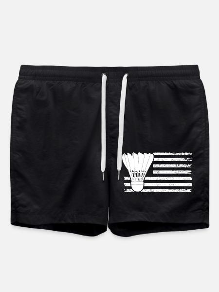 Federball Badminton - Swim Trunks - black