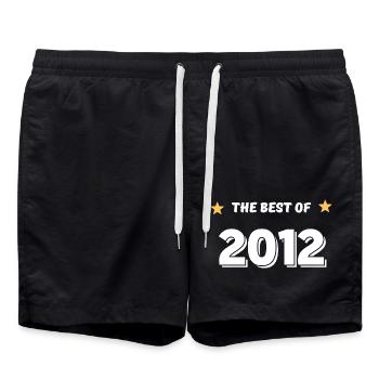 Das Beste aus 2012 - Badeshorts - Schwarz - Vorne - AI Model Male 185 light (185cm)