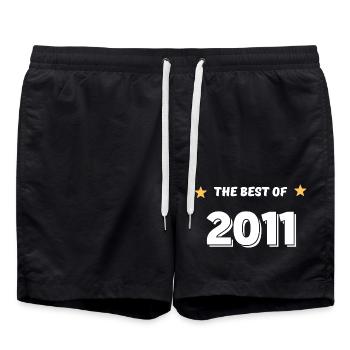 Das Beste aus 2011 - Badeshorts - Schwarz - Vorne - AI Model Male 185 light (185cm)