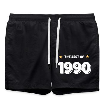 Best of 1990 - Short de bain - noir - Devant - AI Model Male 185 light (185cm)