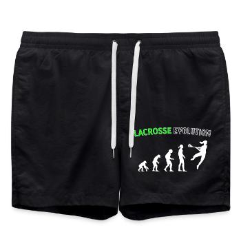 Lacrosse Evolution Frauen, Damen, Mädchen - Badeshorts - Schwarz - Vorne - AI Model Male 185 light (185cm)