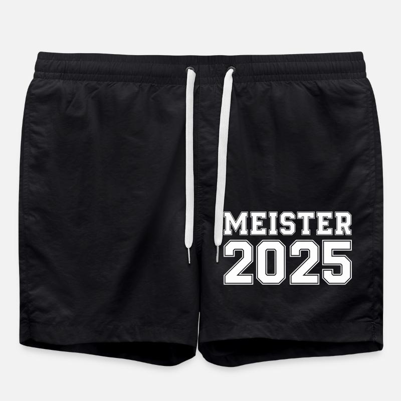 meister 2025 - Badeshorts - Schwarz