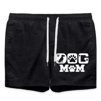 Maman chien - Short de bain - noir - Devant - AI Model Male 185 light (185cm)