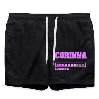 Baby Corinna - Swim Trunks - black - Front - AI Model Male 185 light (185cm)