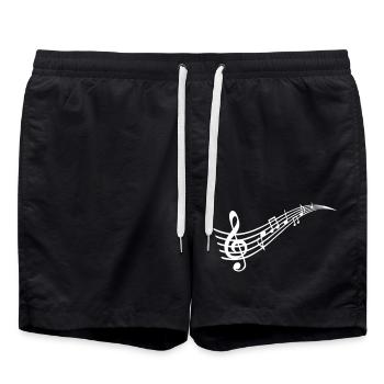 Notation - Short de bain - noir - Devant - AI Model Male 185 light (185cm)