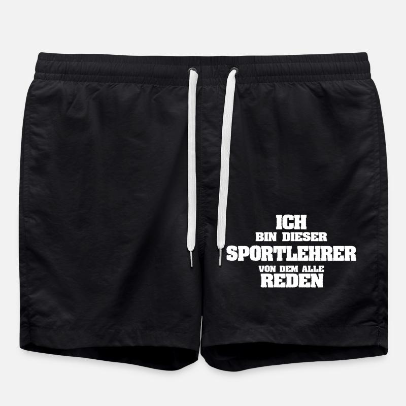 Beruf Sportlehrer - Badeshorts - Schwarz