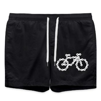 Bike - Swim Trunks - black - Front - AI Model Male 185 light (185cm)