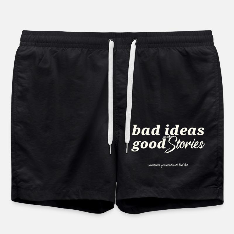 Bad ideas - Badeshorts - Schwarz
