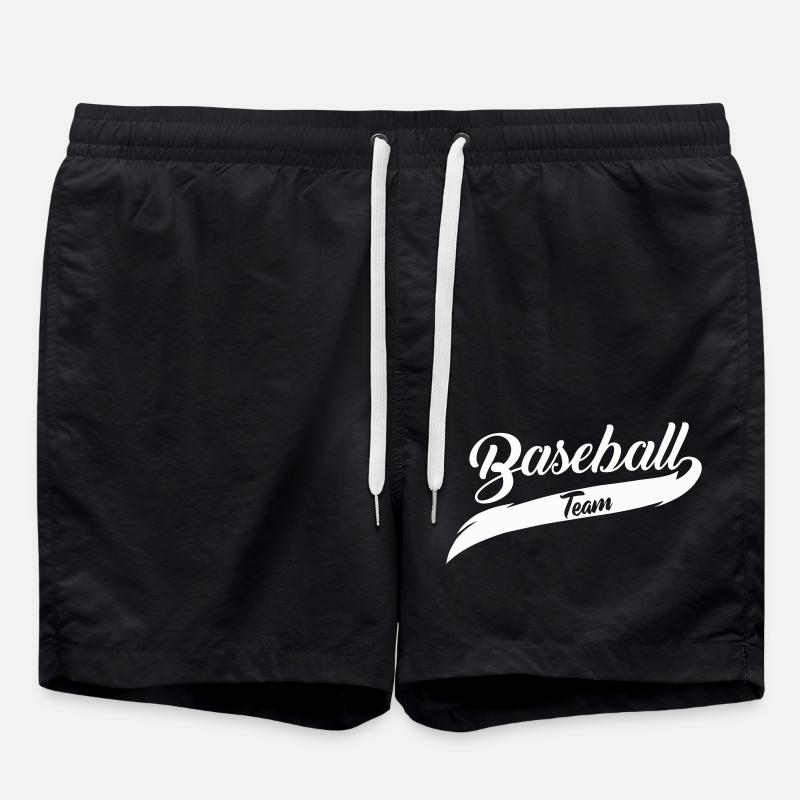 Équipe de baseball - Short de bain - noir
