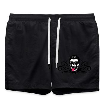 Crâne Marié Jga - Short de bain - noir - Devant - AI Model Male 185 light (185cm)