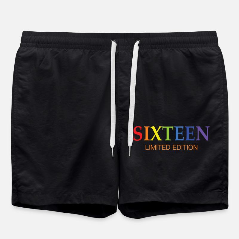 Idée cadeau 16e anniversaire - Short de bain - noir