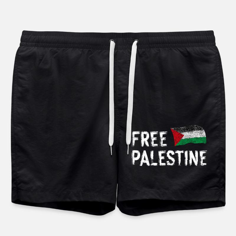 Palestine libre - Short de bain - noir