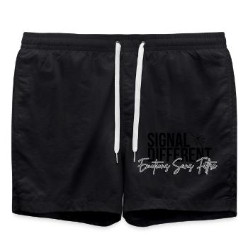 Unfiltered Emotions FR - Swim Trunks - black - Front - AI Model Male 185 light (185cm)