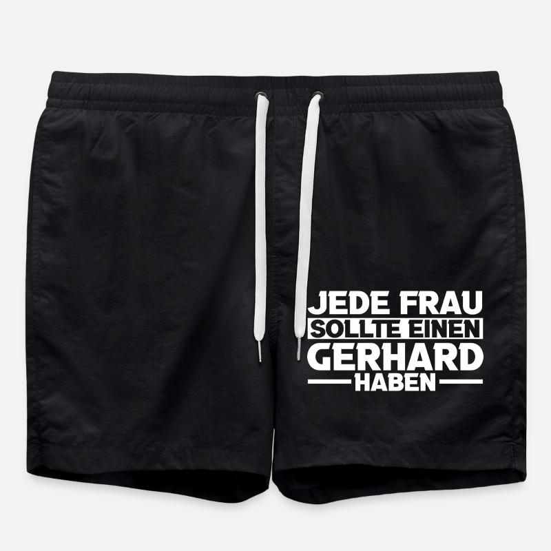 Gerhard - Swim Trunks - black