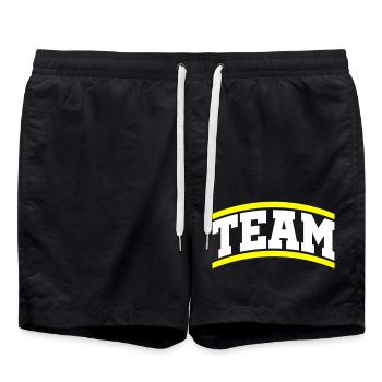 Équipe - Short de bain - noir - Devant - AI Model Male 185 light (185cm)