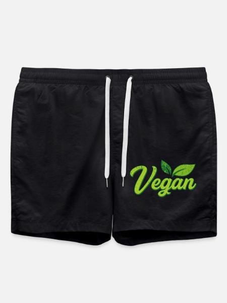 Vegan - Swim Trunks - black