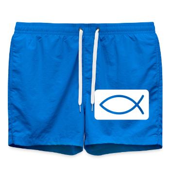 Poisson Jésus chrétien - Short de bain - cobalt blue - Devant
