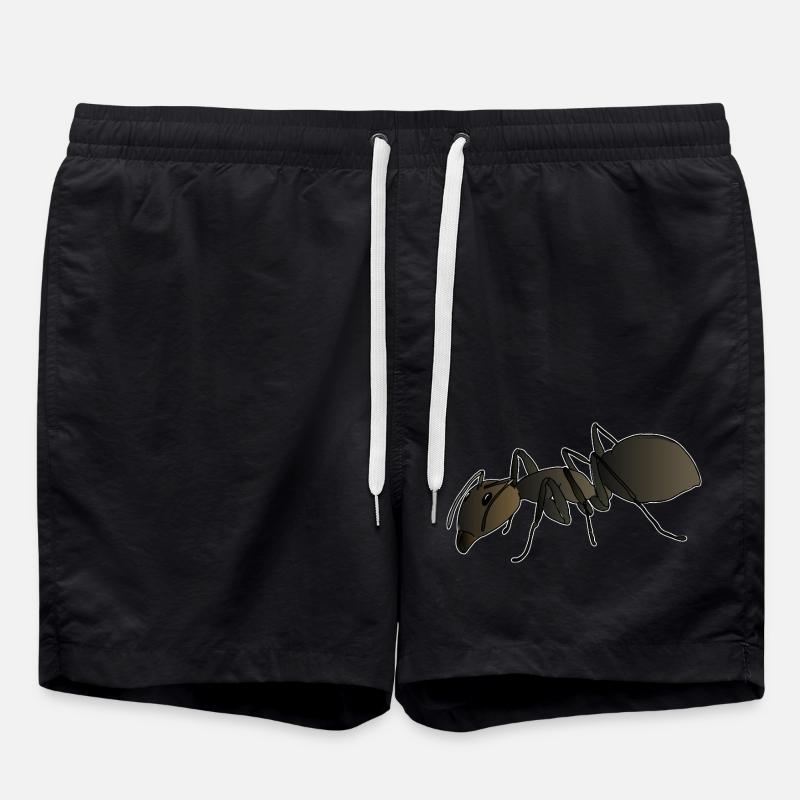 Ameise - Badeshorts - Schwarz