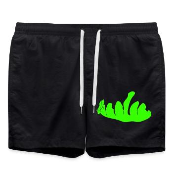Collie OG No1 - Badeshorts - Schwarz - Vorne - AI Model Male 185 light (185cm)