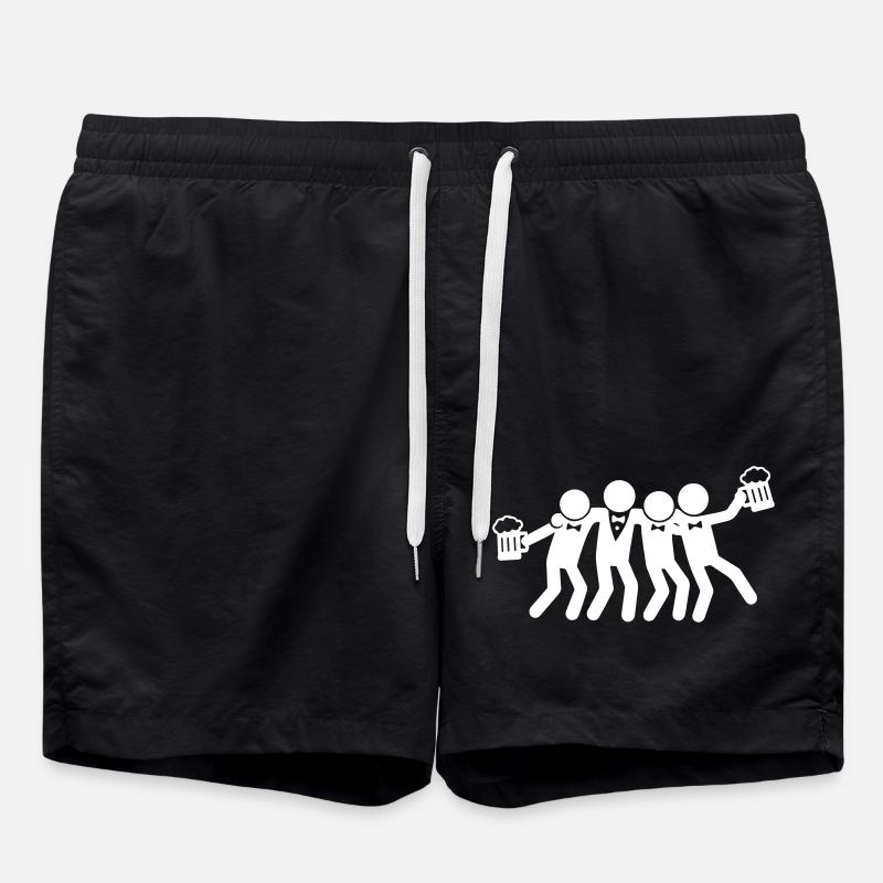Bachelor Party - Swim Trunks - black