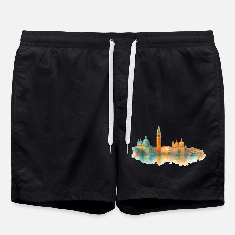 Venise (ville) - Short de bain - noir