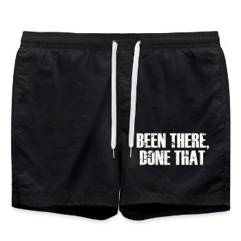 Been There Done That - Badeshorts - Schwarz - Vorne - AI Model Male 185 light (185cm)