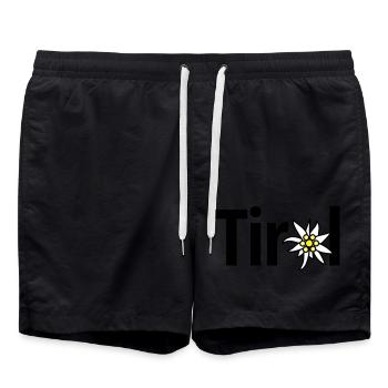 Tyrol - Short de bain - noir - Devant - AI Model Male 185 light (185cm)
